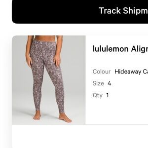 Lululemon Align High-Rise pant 28” - hideaway camo lunar rock multi